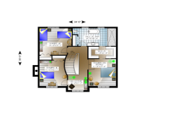 Plan #00113 - Premier étage