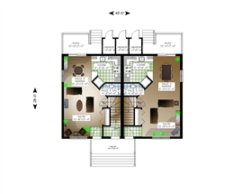 Plan #00129 - Premier étage